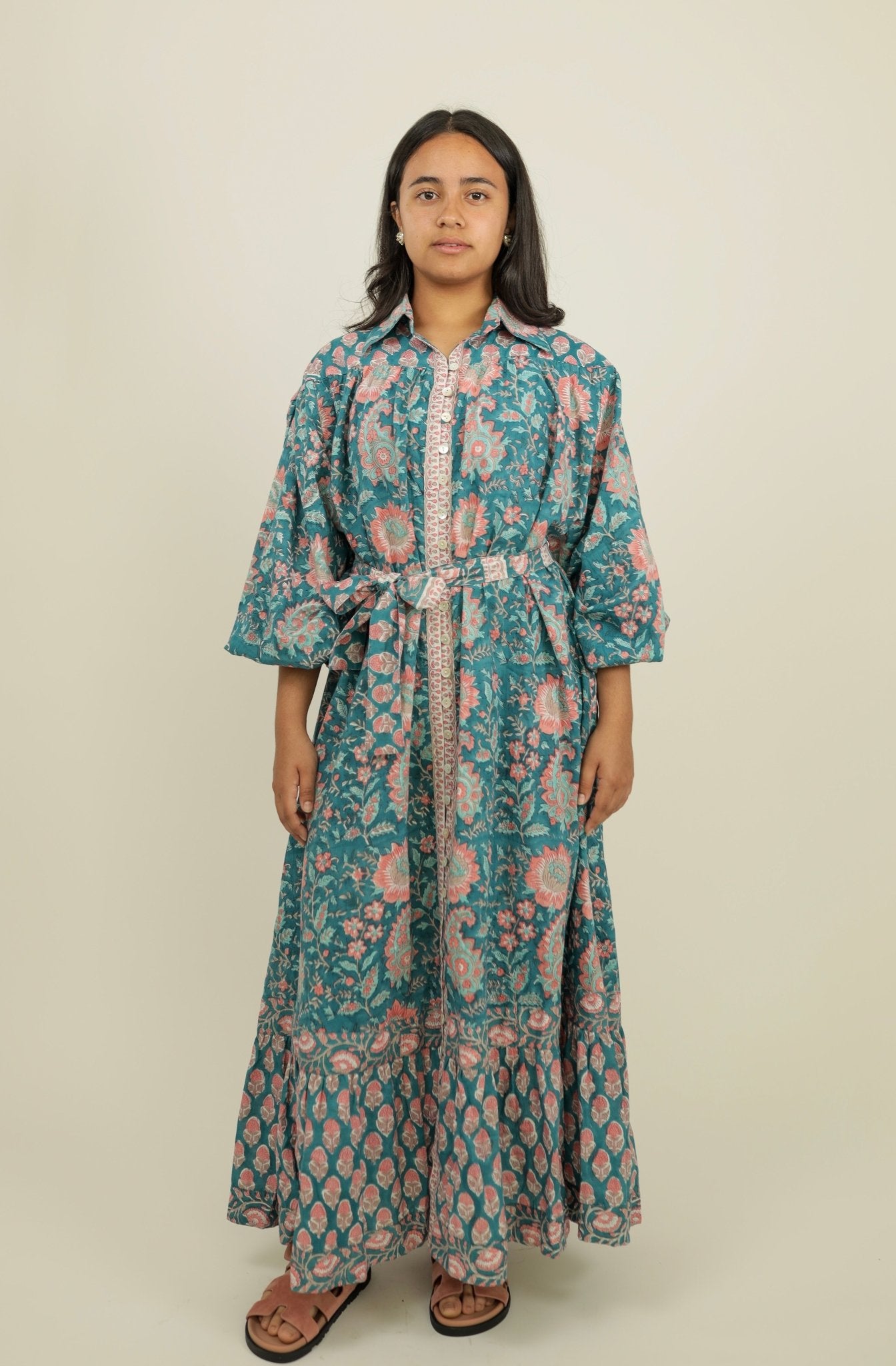 Blue Dress Ocean Coral-Front - Tzipor