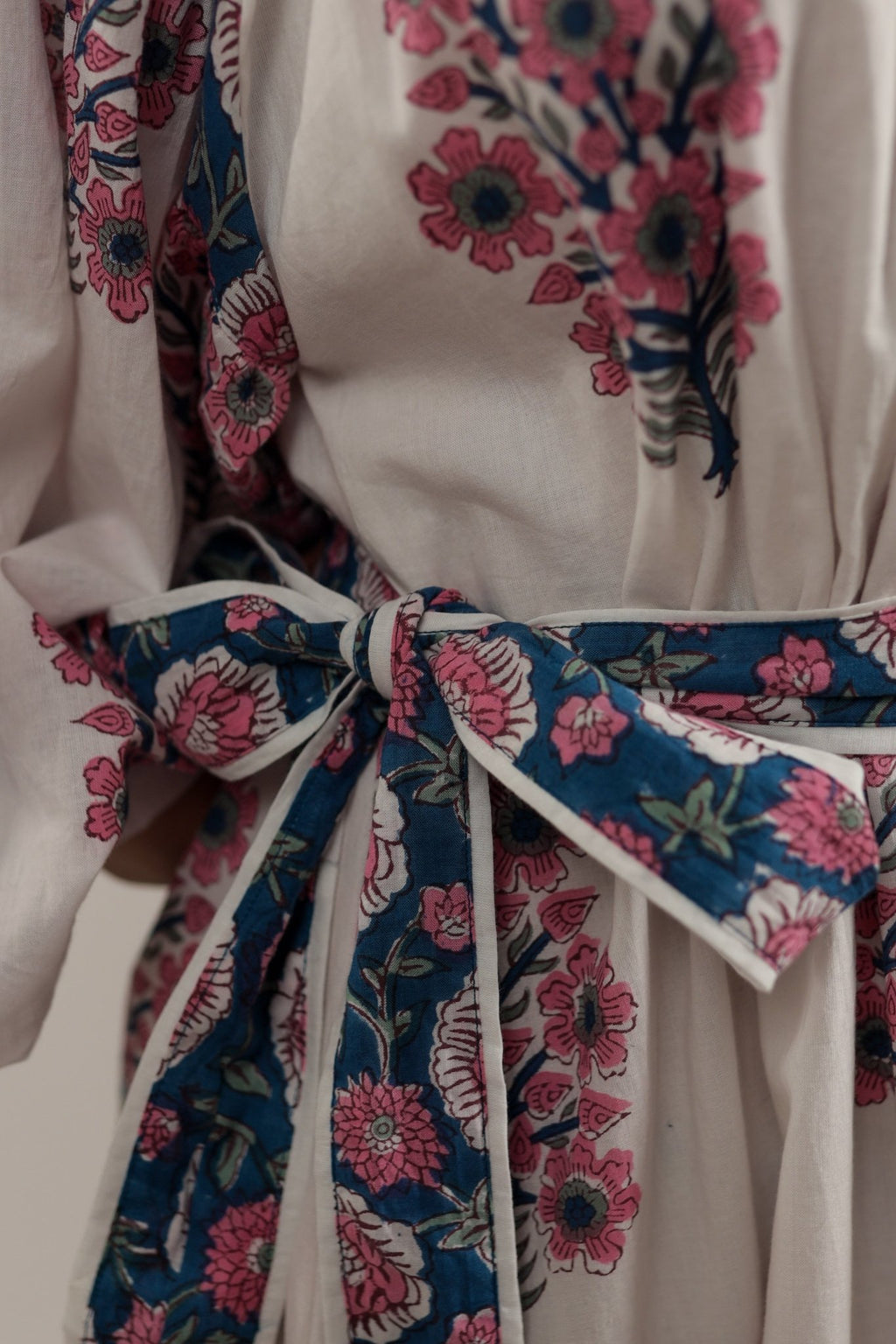 Beautiful Dress with Flowers Bluebell Garden Dress -Back/Details- Tzipor